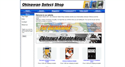 Desktop Screenshot of okinawanshop.com
